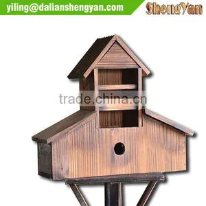 Garden Decorative Wooden Layer Bird House&bird Feeder&bird Cage Wholesale thumbnail-1