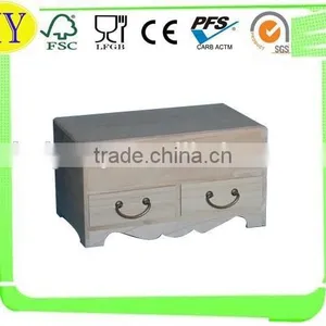 Decorative Small Wood Cabinet With Drawers thumbnail-2