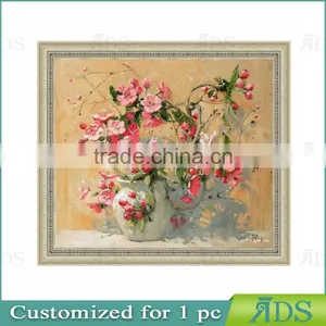 Wholesale New Designs Flowers Of Glass Painting thumbnail-1