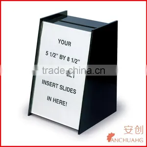 Black Acrylic Small Ballot & Suggestion Box With Sign Holder thumbnail-1