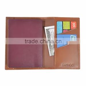 Wholesale Custom Passport Cover Holder Genuine Leather Rfid Passport Holder thumbnail-1