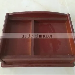 Fashion Wooden Tabletop Lighted Display Cases for Jewelry thumbnail-2
