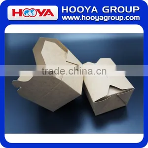 Disposable Brown Kraft Paper Food Packing Box,can Printing LOGO thumbnail-5