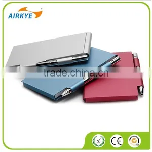 The Aluminum Metal Notebook With Pen thumbnail-5