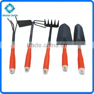 5PC Garden Tool Set , Garden Hoe, Rake, Snow Shovel thumbnail-2