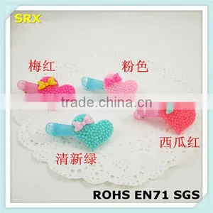 Wholesale Customized Baby Pretty Plastic Hair Clip thumbnail-1