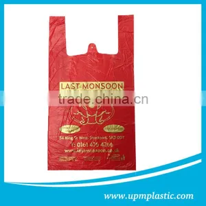 Eco-friendly Oxo-biodegradable Environmental Disposable Degradable Shopper Shopping Bag thumbnail-1