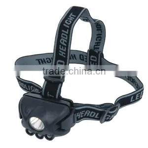 1 Watt + 3 LED High Power LED Head Bike Light thumbnail-1