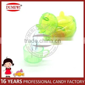 Crystal Duck Shape Kids Toys With Fruit Powder Candy & Tea Cup thumbnail-3