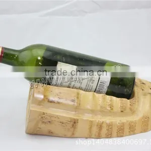 Custom Antique Bamboo Root Crafts Wine Bottle Holder/wine Racks,handmade thumbnail-1