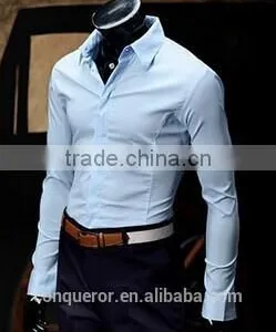 Men's Slim Fit Shirt, Custom Made Shirt BSRT0023 thumbnail-2