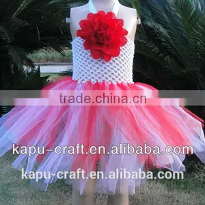 Fashion Children Fancy Tutu Dress New Frozen Tutu Crochet Dress for Wedding thumbnail-1