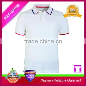 2016 High Quality Custom Mens Polo Shirt 100% Cotton With Embroidery Logo thumbnail-1