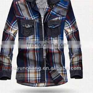 2014Fashion Youth Leisure Men's Cotton Shirt thumbnail-1