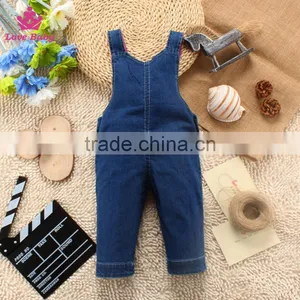 New Design Baby Jeans Cute Overalls Children Denim Overalls Baby Fashion Strap Jeans thumbnail-3