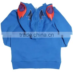 2017 Fancy Wholesale Plain Zip Hoodies Cotton With Hood for Boys thumbnail-2