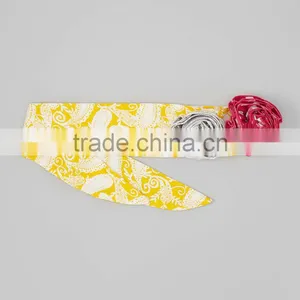 2016 Fashinable Girls Headband With Yellow Paisley Girl Cute Headband Girls Wear HA90422-45 thumbnail-1