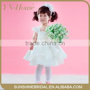 Yellow Ball Gown Flower Girl Dresses thumbnail-1