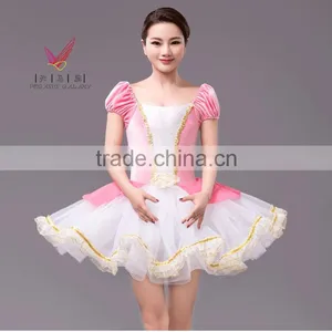 Factory Outlet Good Price and Quality Pink Velvet Ballet Tutu Dress Dance Wear for Girls and Adult thumbnail-1