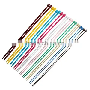 (2.0mm-6.5mm)Plastic Steel Knitting Needle Multicolor 37cm Long, 1 Set thumbnail-1