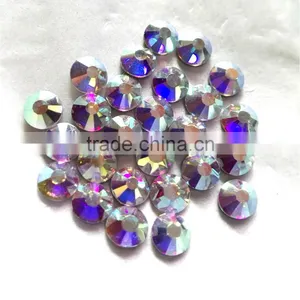 Czech Hot Fix Rhinestone #2058HF SS16 AB 1440pcs Crystal Flatback Hot Fix Rhinestones Garment Accessories thumbnail-1
