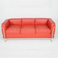 LC2 Chair Reproduction 2015 Hot Sale Full Leather Armchair LC2 Chair Reproduction thumbnail-1