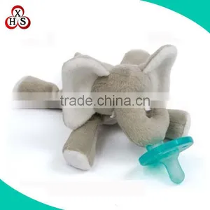 Baby Pacifier Holder Stuffed Plush Animal Pacifier thumbnail-2