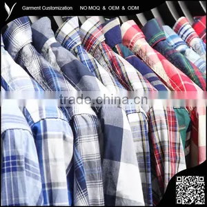 NO MOQ Yarn Dyed Cotton Man Shirt thumbnail-1