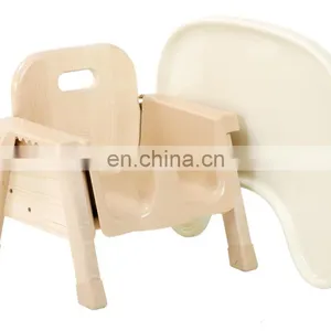 High Quality Montessori Furniture Portable Wooden Baby Chair thumbnail-4