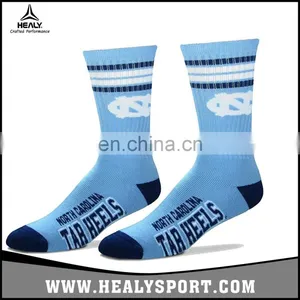 High Quality Basketball Brand North Carolina Tar Heels Athletic Youth Socks thumbnail-1