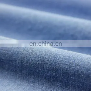 XFY-RL162 Navy Washing Fluorescence Pigment Dye Rayon Linen Fabric Wholesale Linen Fabric thumbnail-3