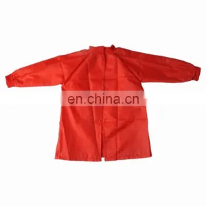 Red Colour 100% Polyester Kids Smock thumbnail-2