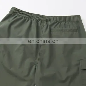 Good Quality Outdoor Casual Washing Custom 100% Cotton 6 Pocket Baggy Cargo Shorts Professional Manufacturer thumbnail-4