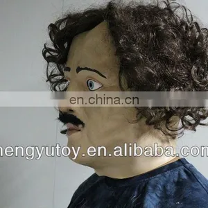 2013 Hot Selling Fashion Full Face Carnival Celebrations Party Costume Realisic Edgar Allan Poe Mask thumbnail-1