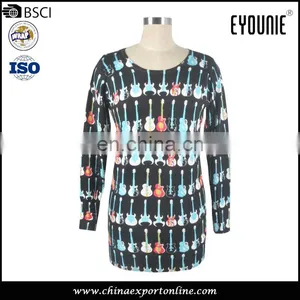 Cartoon Print Tight-fitting Sweater thumbnail-1