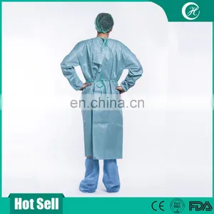 Protective SMS Isolation Coverall Disposable Medical Supply Scrub Suit Surgical Gown thumbnail-2