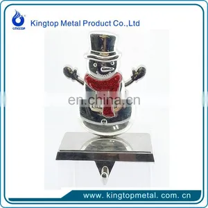 Metal Christmas Snowman Stocking Holder thumbnail-1