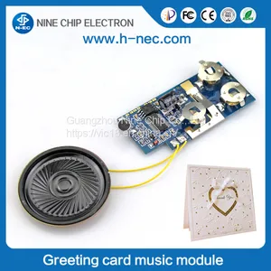 Mini Recordable Sound Modules Greeting Card Music Chip thumbnail-1