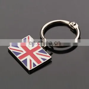 British Union Jack Flag UK Flag Souvenir Metal Keychain for Souvenir/promotion Gift thumbnail-1