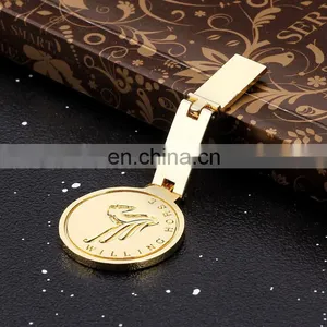 Custom Metal Simple Logo Plating Gold Computer Accessory thumbnail-2