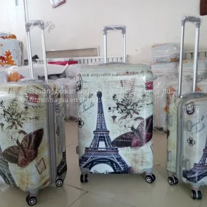 High Quality Hard Shell Luggage Set 3pcs Travel Bag Aluminum Trolley Lugagge Case for Trip thumbnail-2