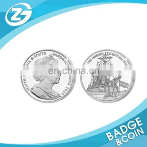 OEM Custom Made Promotional Fashionable Gift Gold Coin thumbnail-2
