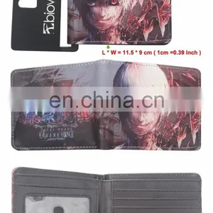 Anime Tokyo Ghoul Wallet Ken Kaneki Purse Card Pack Men Wallet Money Bag Credit Card Holders New Dollar Bill Wallets thumbnail-4