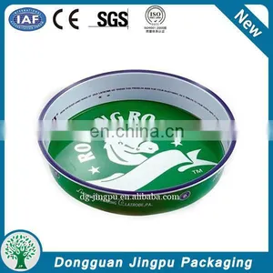 Dongguan Customized Round Metal Small Tin Tray thumbnail-2