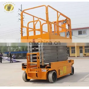 7LGTJZ Shandong SevenLift Self Propelled Telescopic Automatic Hydraulic Battery Scissor Mobile Auto Ladder Lift thumbnail-6