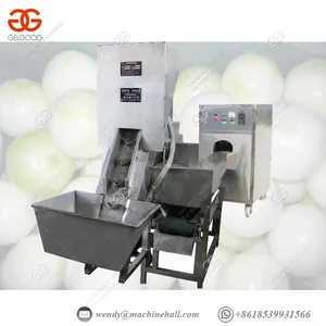 Vegetable Processing Equipment 70-80 Pcs/minute Onion Peeling Machine thumbnail-1