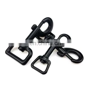 Factory Black Spray-paint Zinc Alloy Swivel Snap Hook for Dog Leash thumbnail-6