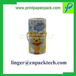 OEM China Factory Paper Custom Printing Cylinder Boxes for Wine thumbnail-2