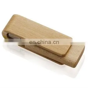 Wooden Swivel Pendrive Usb Flash Drive thumbnail-2