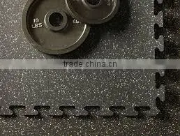 Rubber Gym Flooring/Weight Room Flooring/Interlocking Flooring thumbnail-1